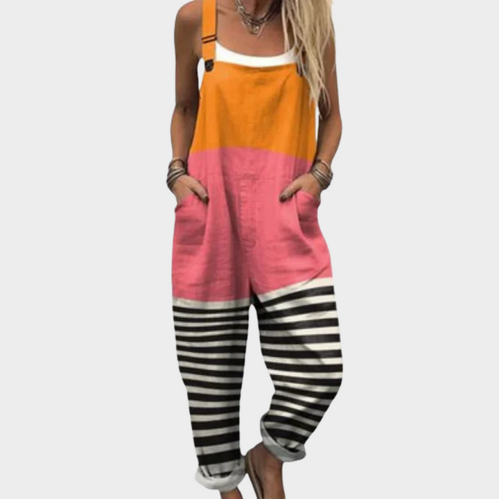 Mairead - Luminous Colourblock &amp; Stripe Design