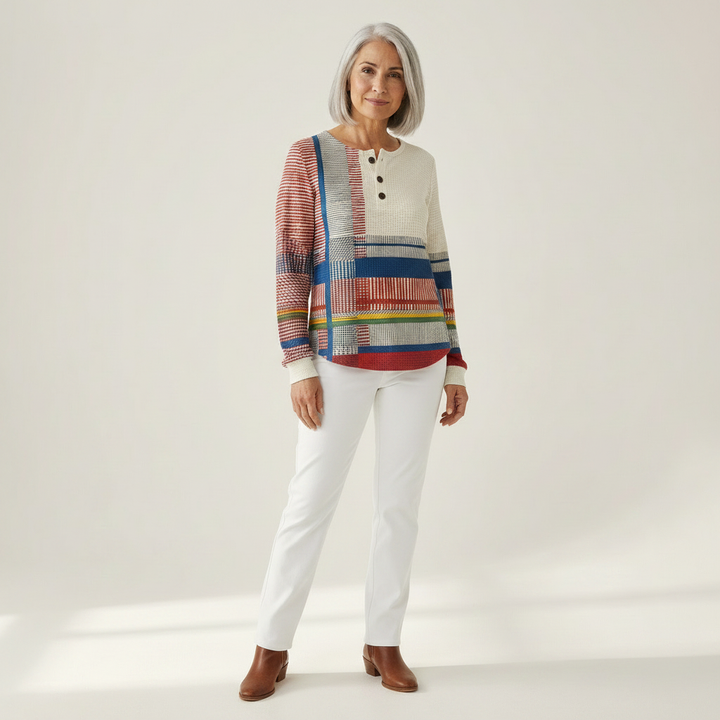 Freya - Stripes and colour blocks - View 1