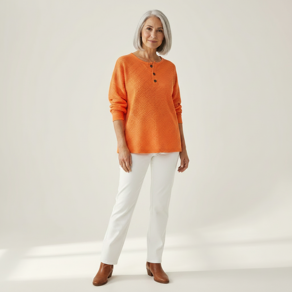 Iris - Fine waffle knit - View 1