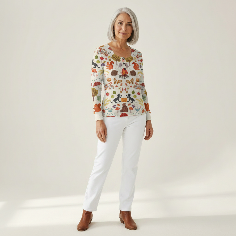 Louise - Autumn forest motif - View 1