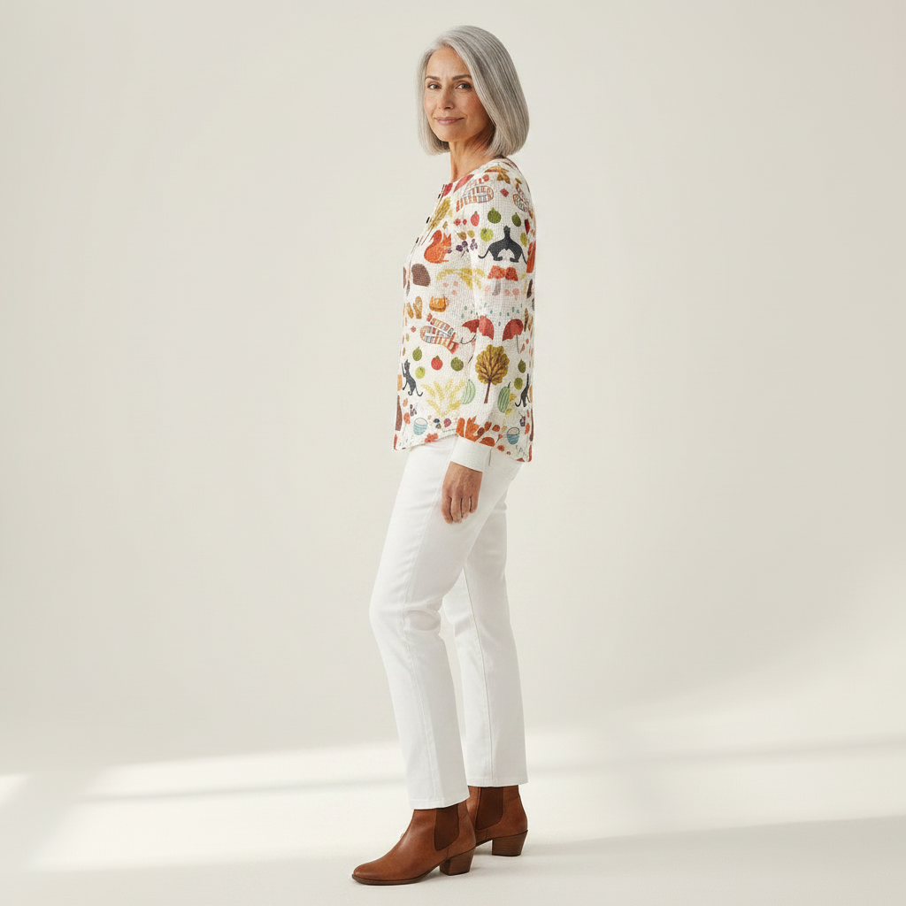 Louise - Autumn forest motif - View 2