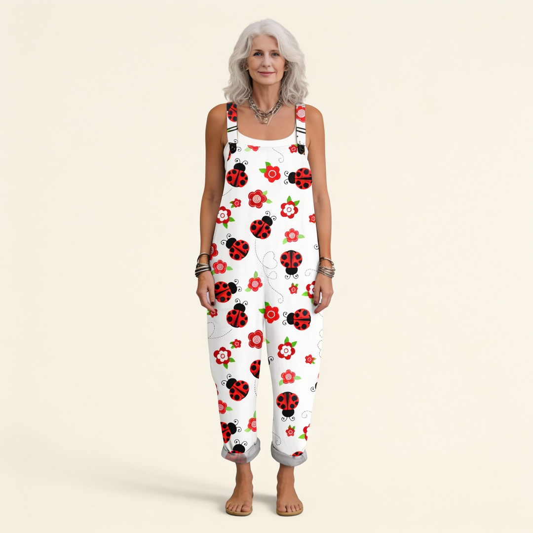 Bridget – Ladybird Print Jumpsuit