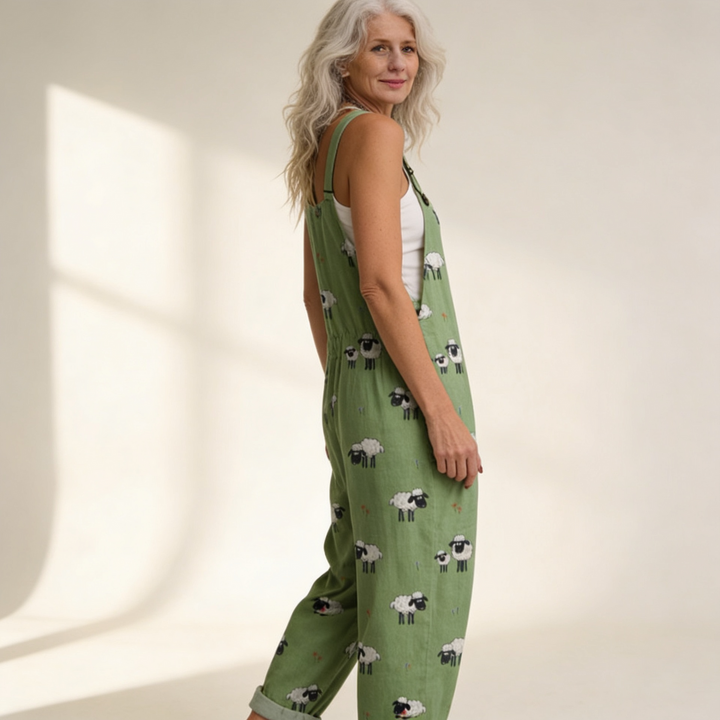 Greta – Flowing Pastoral Jumpsuit