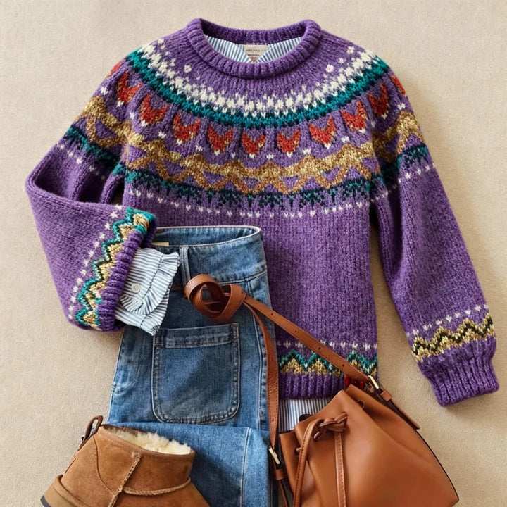 Lucy - Classic Vintage Knit Sweater