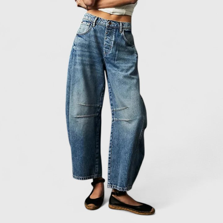 Rain Wide-Leg Trousers