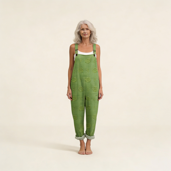 Maeve – Flowing Textured Jumpsuit
