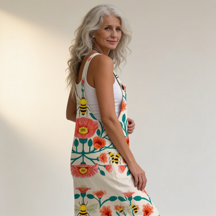 Erin - Fluid Botanical Jumpsuit