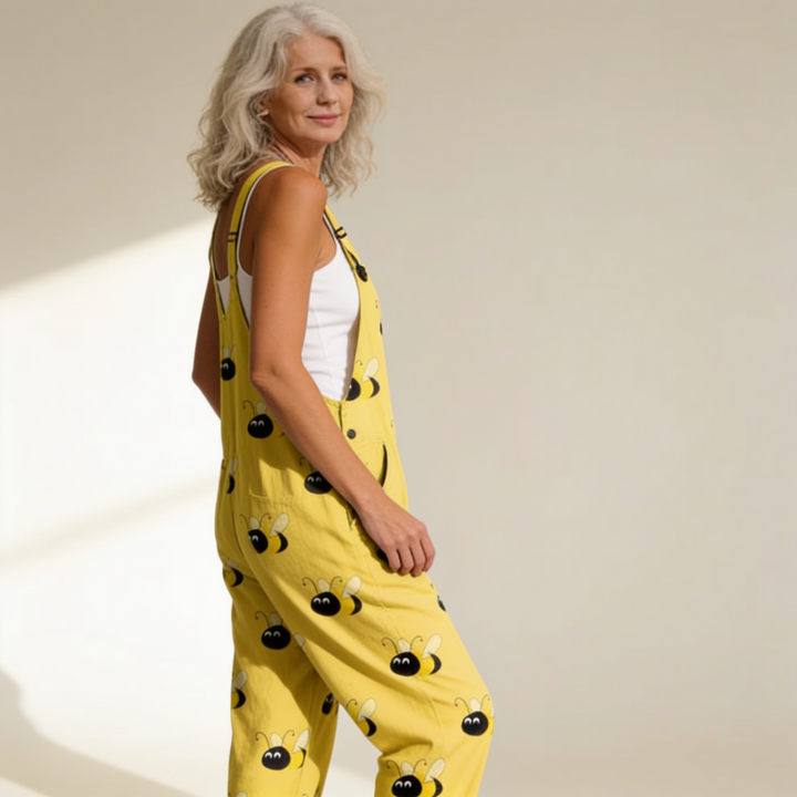 Seraphina - Bumblebee Print Jumpsuit