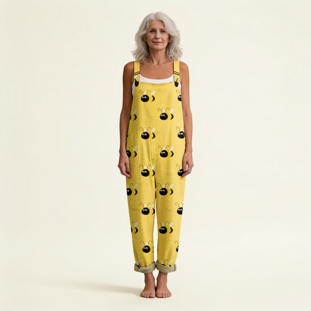 Seraphina - Bumblebee Print Jumpsuit