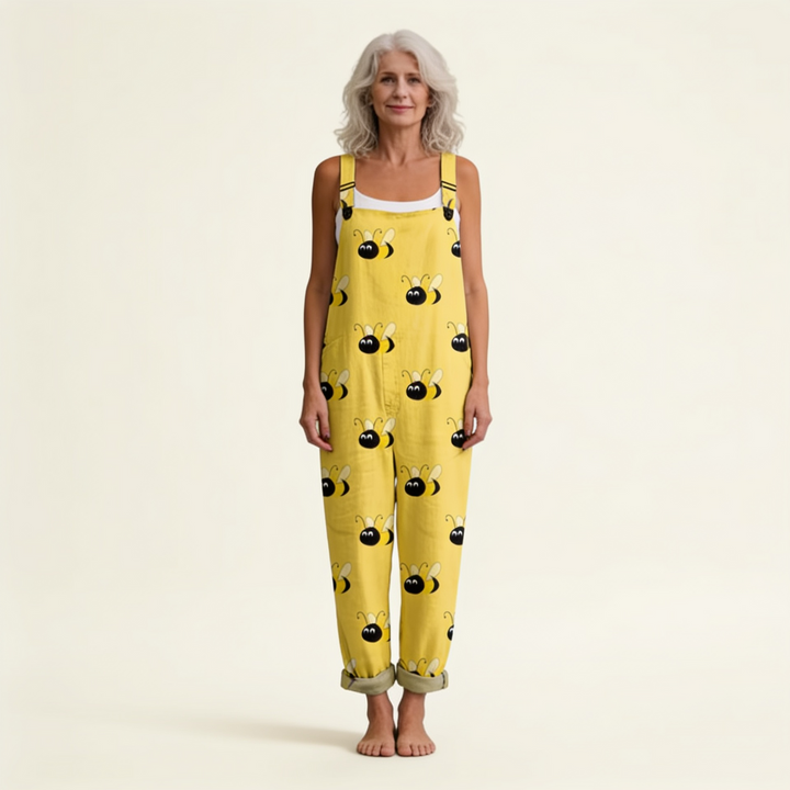 Seraphina - Bumblebee Print Jumpsuit