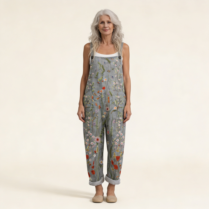 Hazel – Flowing Wildflower Jumpsuit
