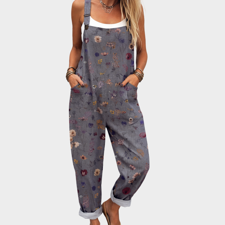 Fiona - Subtle Grey Floral Motif