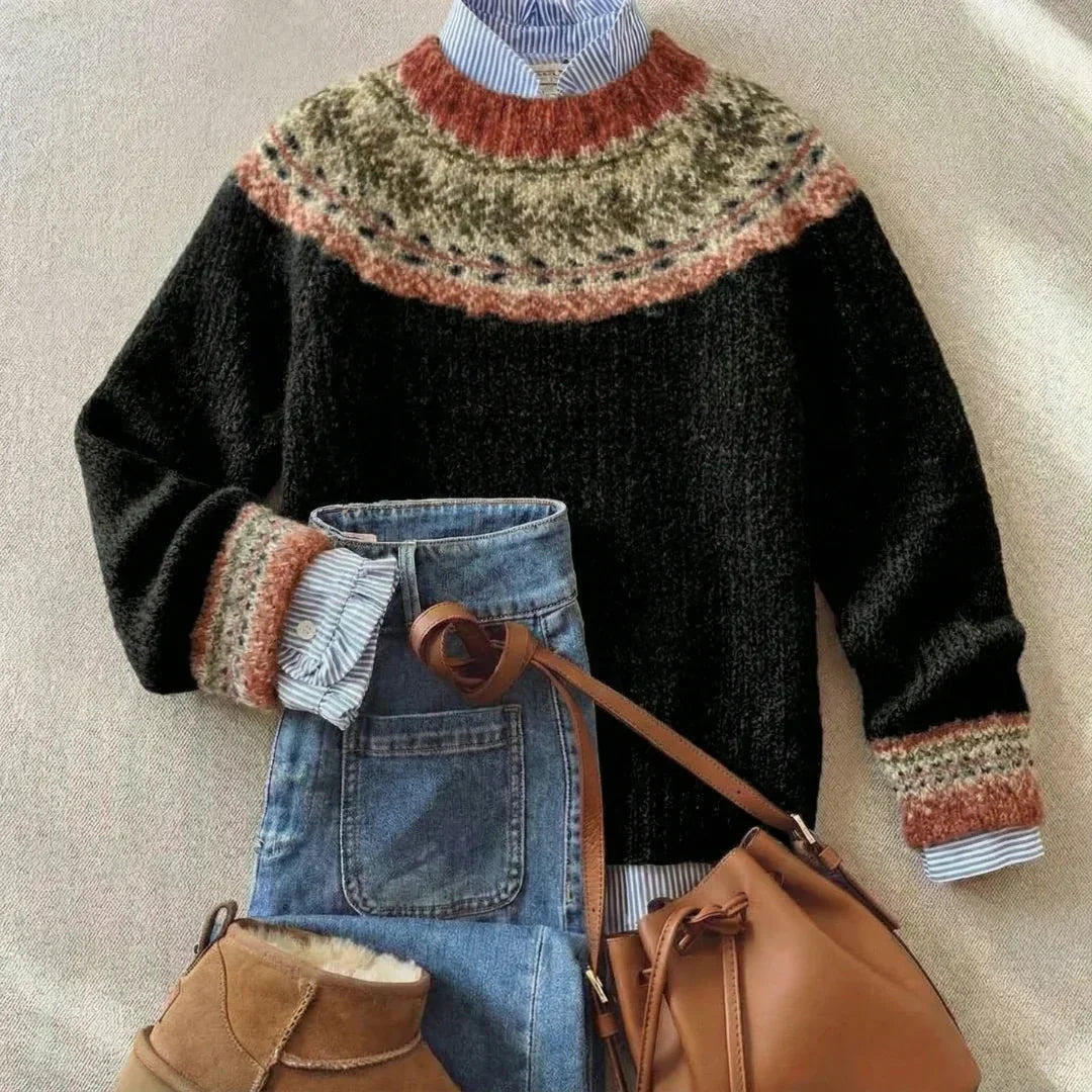 Elizabeth - Chic Vintage Knit Sweater