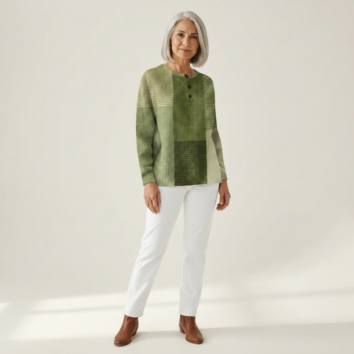 Niamh - Patchwork in green tones - View 1