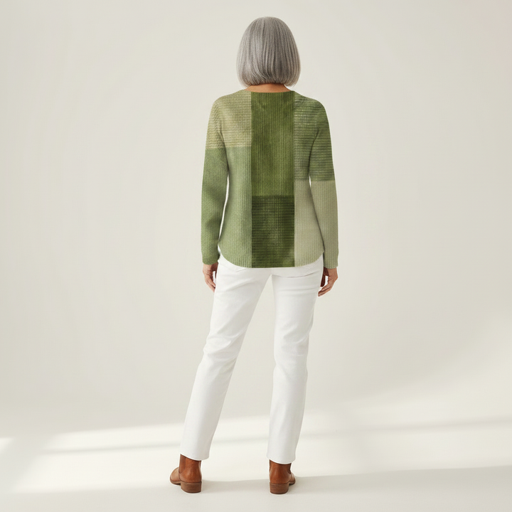 Niamh - Patchwork in green tones - View 3