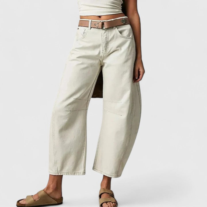 Rain Wide-Leg Trousers
