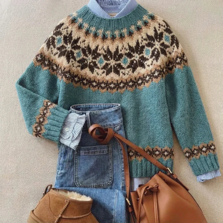 Jessica - Chic Vintage Knit Sweater