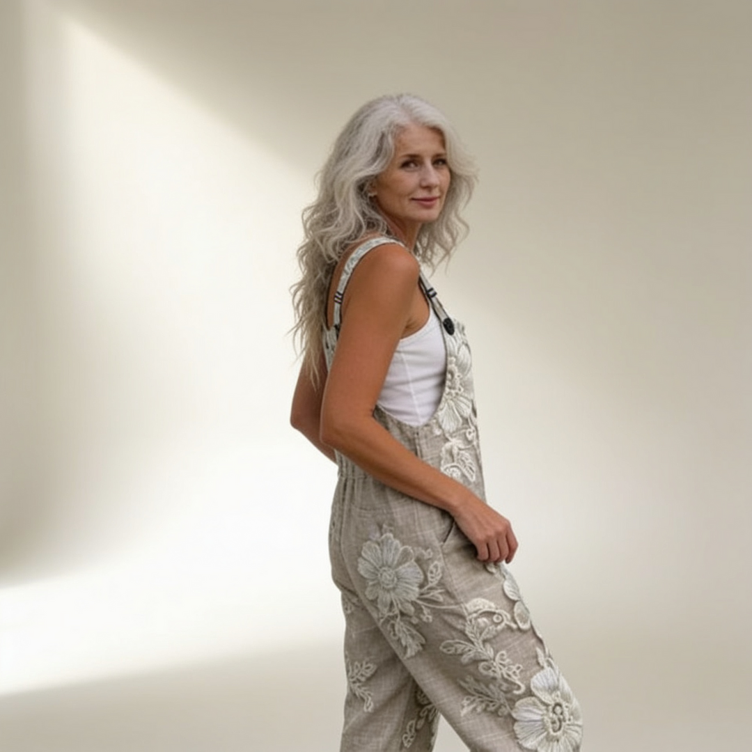 Sinead - Textured Floral Embroidery Design