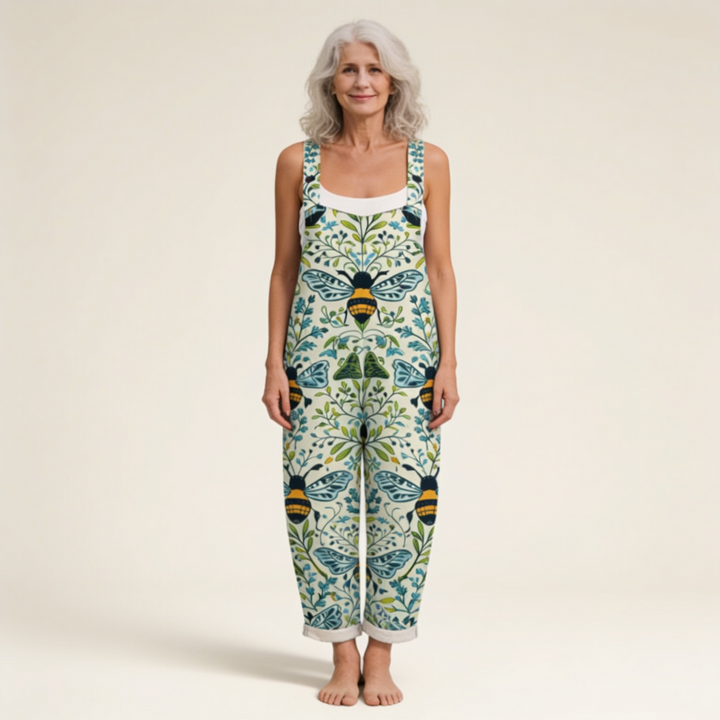 Nuala - Symmetrical Garden Silhouette Jumpsuit