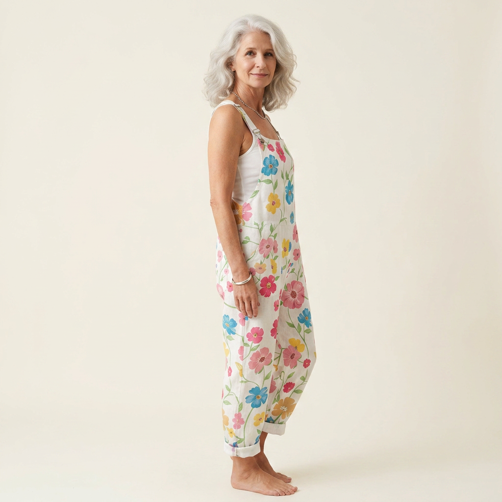 Aisling - Multi-Coloured Floral Blossom Motif