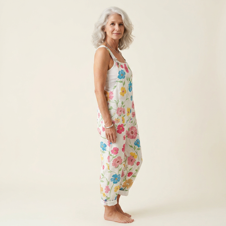 Aisling - Multi-Coloured Floral Blossom Motif
