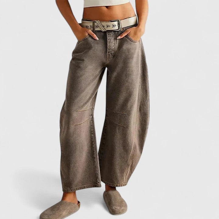 Rain Wide-Leg Trousers