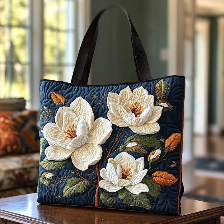 Delicate Magnolia Handmade Bag