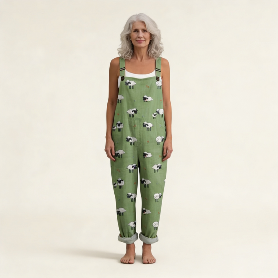 Greta – Flowing Pastoral Jumpsuit