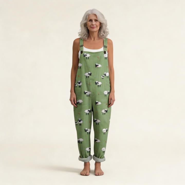 Greta – Flowing Pastoral Jumpsuit