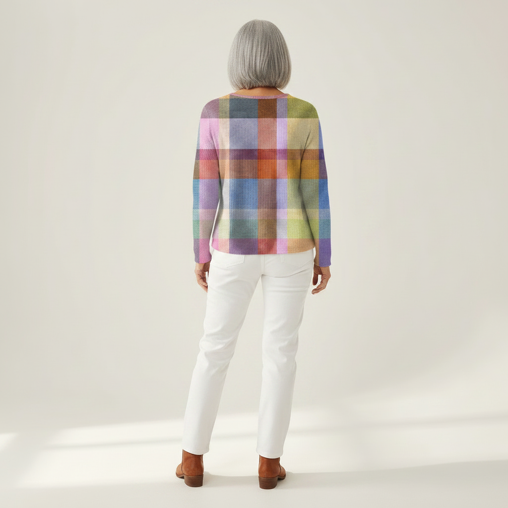 Nora - Pastel diamond pattern - View 3