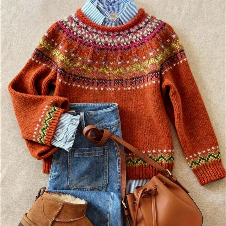 Katie - Chic Vintage Knit Sweater