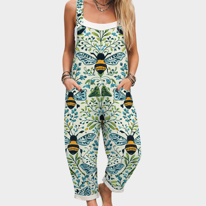 Nuala - Symmetrical Garden Silhouette Jumpsuit