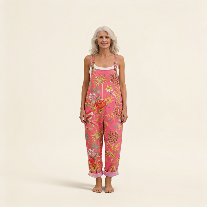 Saoirse - Vibrant Pink Botanical Silhouette