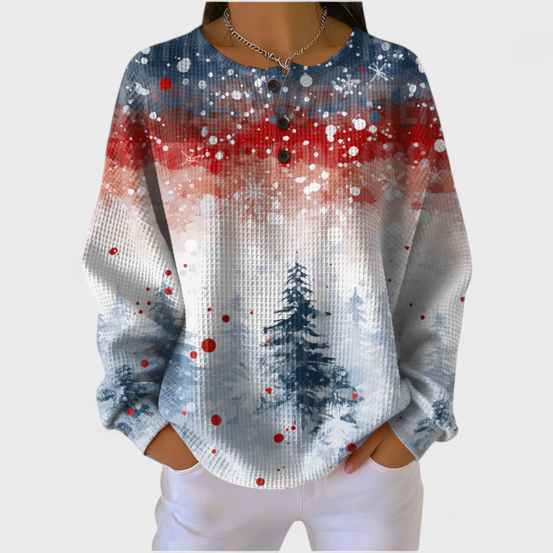Jasmine - Pine tree on light blue - Product Photo