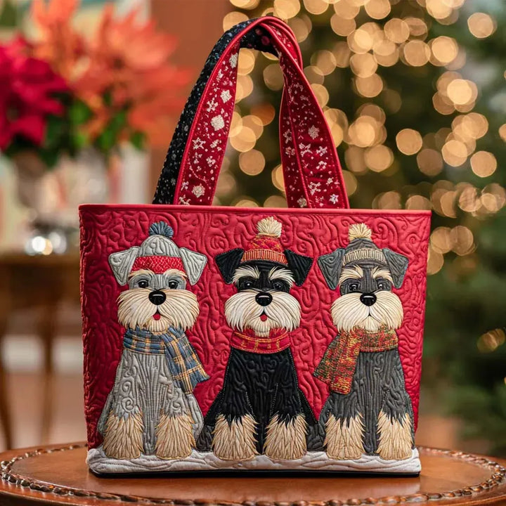 Trio of Schnauzers Handmade Bag