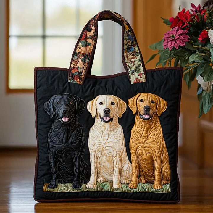 Three Labradors Handmade Bag