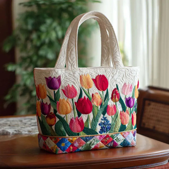 Tulip Garden Handmade Bag