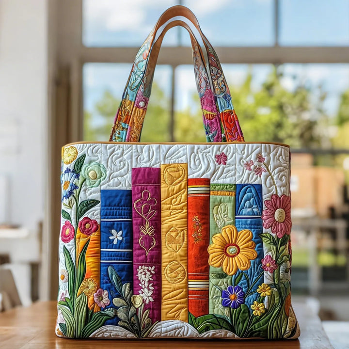 Floral Library Handmade Bag