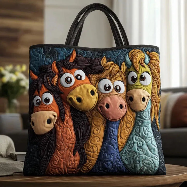 Playful Ponies Handmade Bag