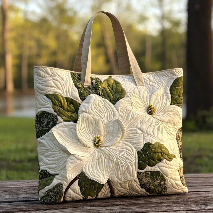 White Lilies Handmade Bag