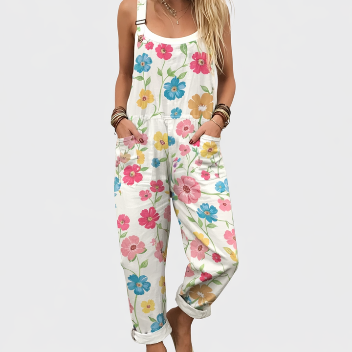 Aisling - Multi-Coloured Floral Blossom Motif