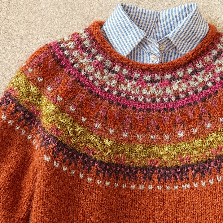 Katie - Chic Vintage Knit Sweater
