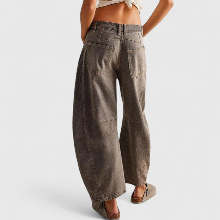 Rain Wide-Leg Trousers