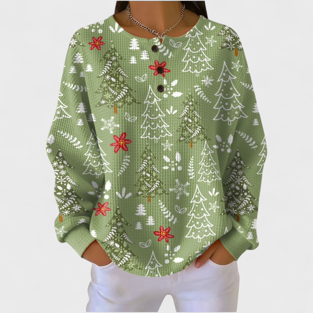 Maeve - Pine trees on green - Product Photo