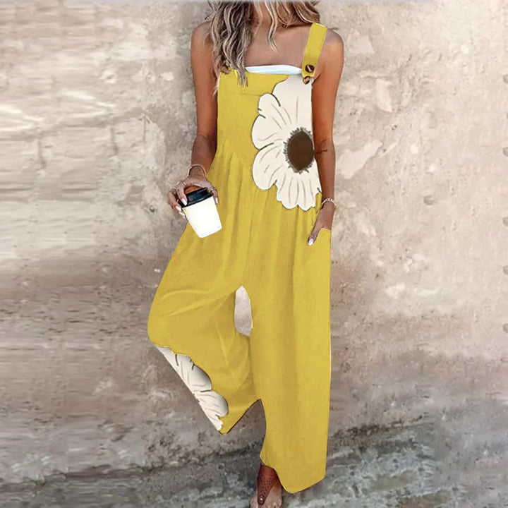 Florence – Flowing Statement Floral Jumpsuit