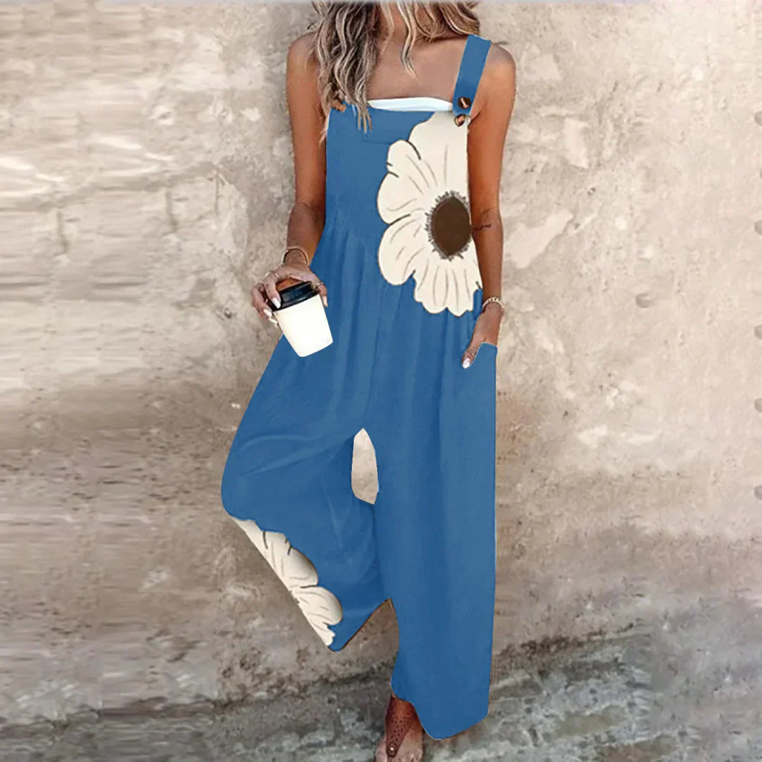 Florence – Flowing Statement Floral Jumpsuit
