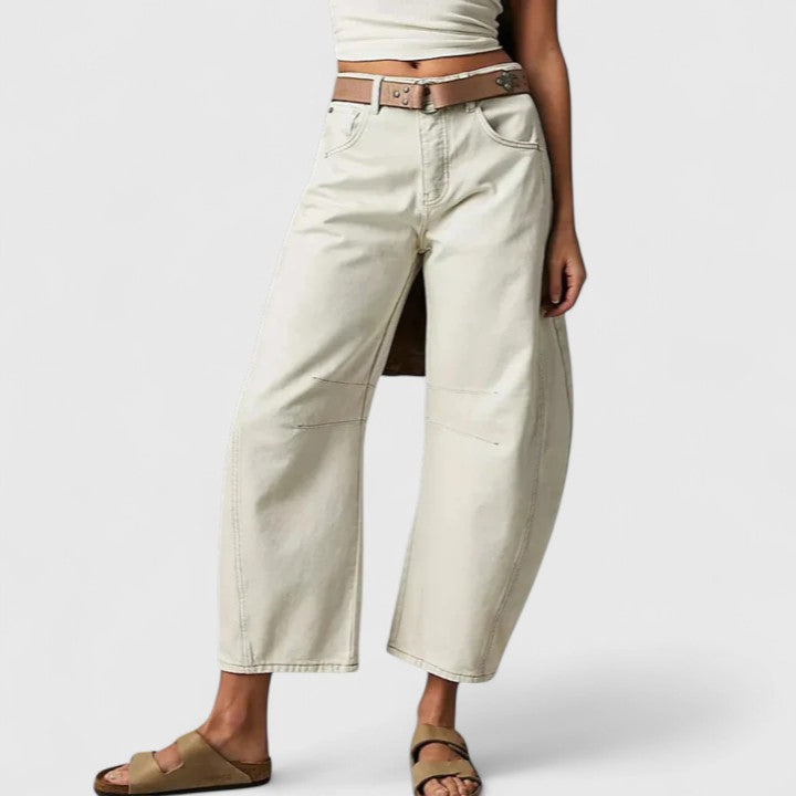 Rain Wide-Leg Trousers