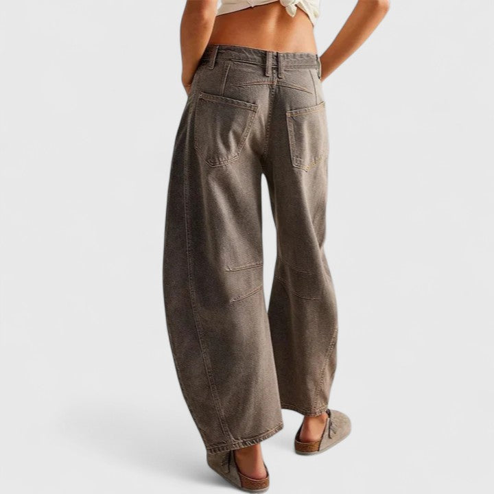 Rain Wide-Leg Trousers