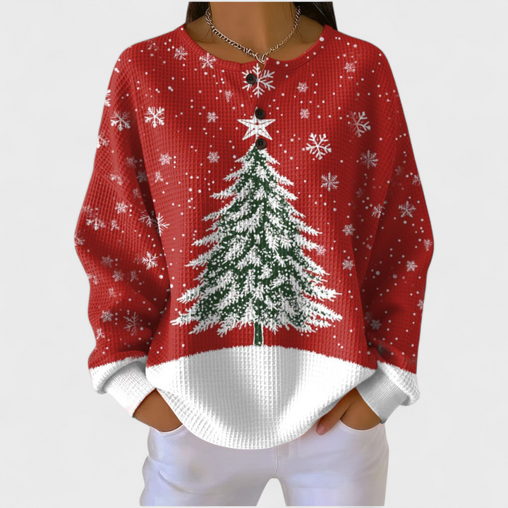 Isa - Snow-covered pine tree - Product Photo
