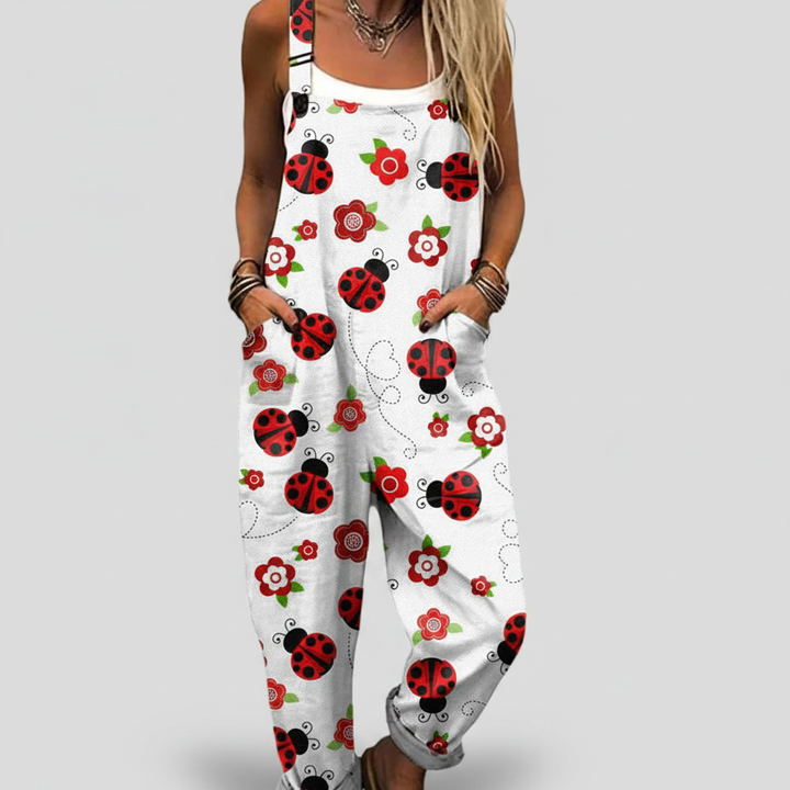 Bridget – Ladybird Print Jumpsuit